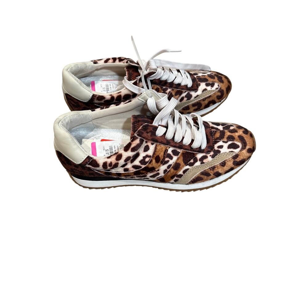 Dolce Vita Animal Print Sneakers Womens Size 9 Neutral Low Top Chic Leopard - Picture 5 of 5